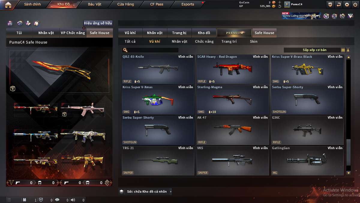 shop acc cf uy tin gia re